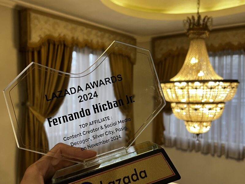 alt text: Fernando Hicban Jr at the Lazada Awards 2024